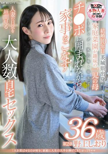 野上詩織，36歲，一位溫柔的媽媽，因為喜歡讓別人幸福，所以把一生的大部分時間都奉獻給了家人。婦女一邊做家務，一邊被雞雞包圍大型集體家庭性交0 0 - 野上しおり