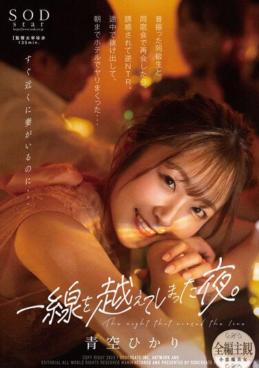 一線を越えてしまった夜。昔振った同級生と同窓会で再会したら、誘惑されて逆NTR。途中で抜け出して、朝までホテルでヤリまくった… 青空ひかり パンティと写真付き