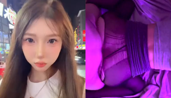 頂級外圍 吳詩玥 調教視頻 黑蕾絲丁字褲翹臀高撅 賽博燈下被調教成淫蕩母狗 深喉後入一氣呵成！